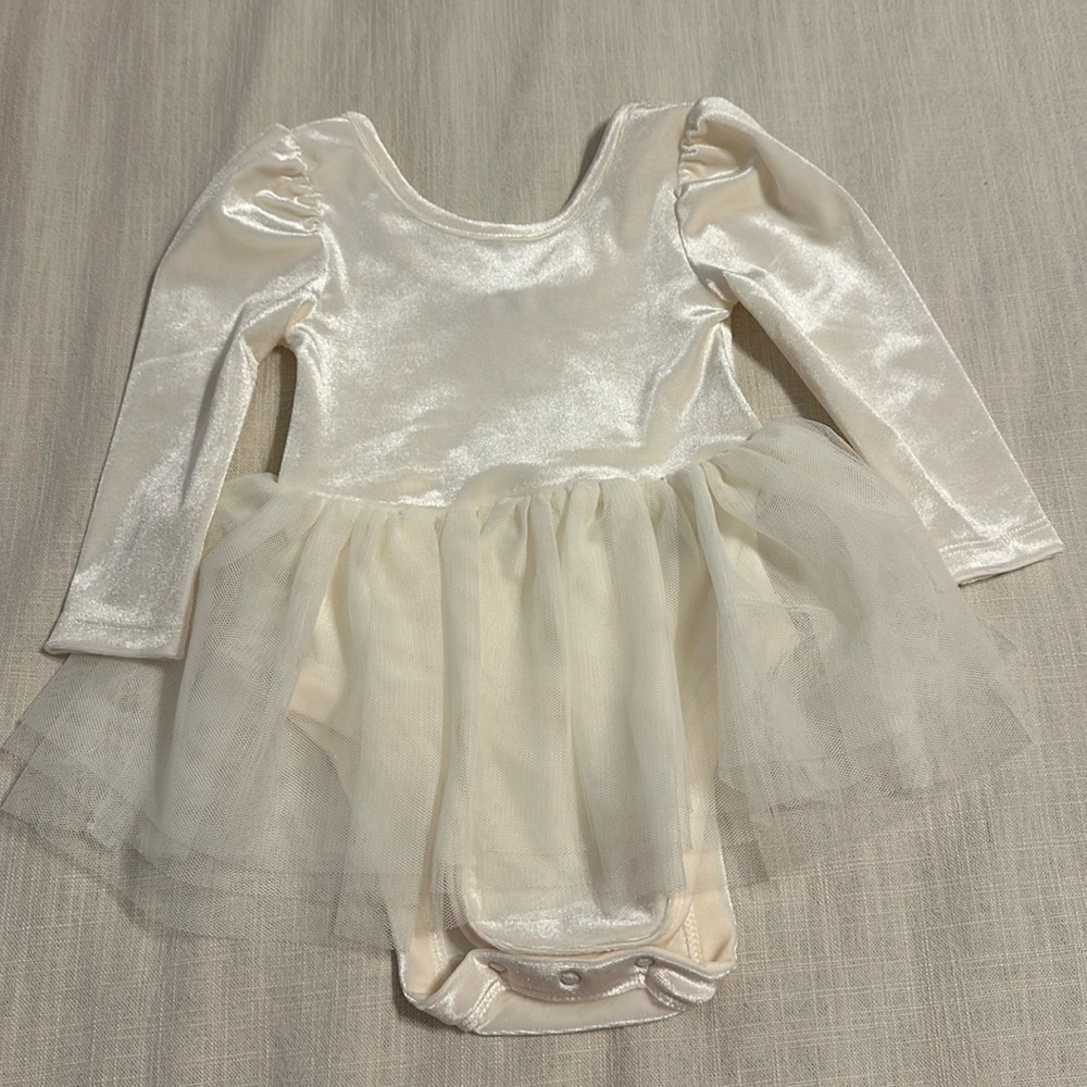 Gap baby velvet tutu dress